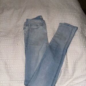 Hollister Women's Light Blue Skinny Jeans